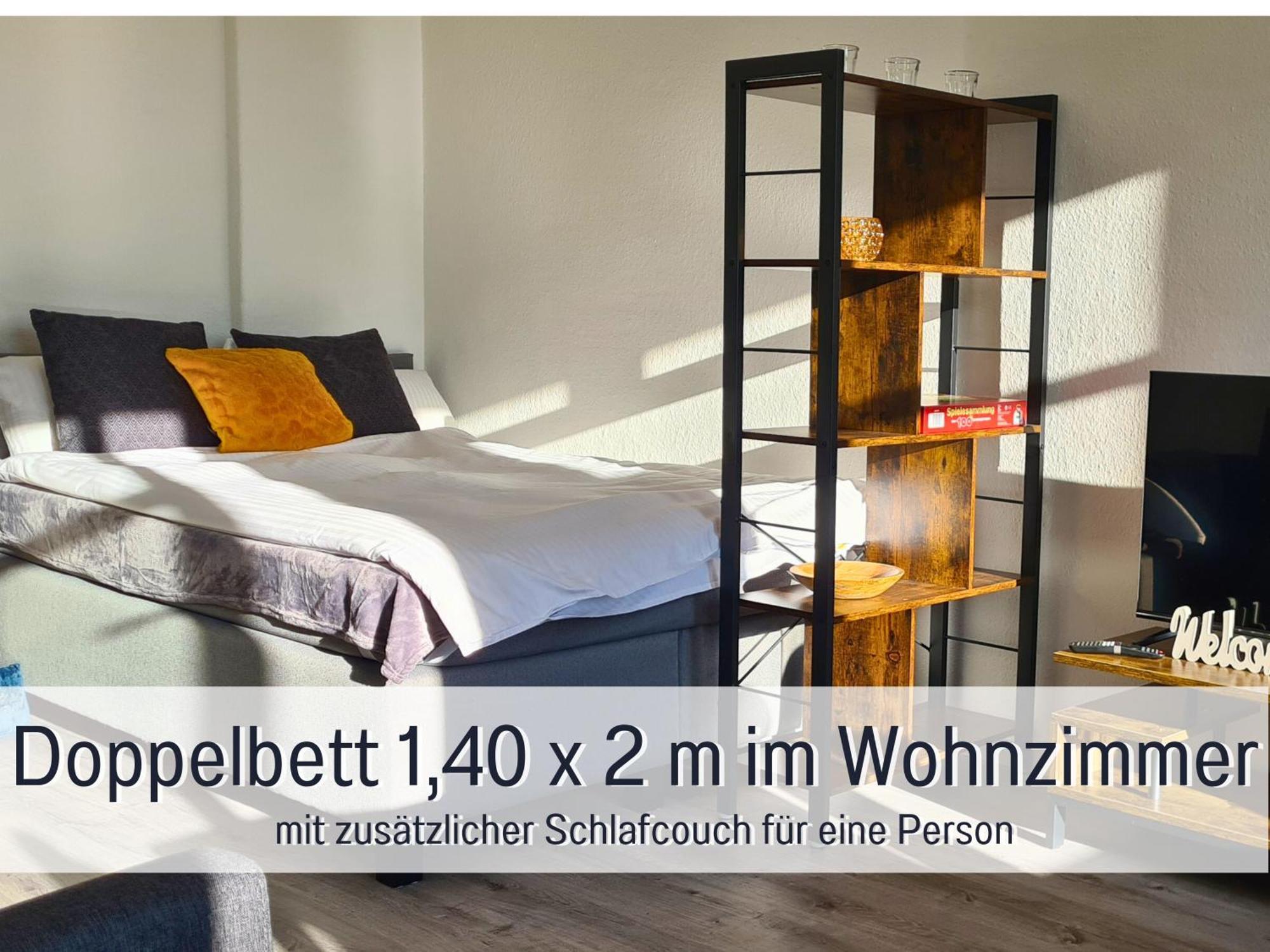 Lichtdurchflutete Moderne Stadtwohnung, Kueche, Waschtrockner, Smarttv 브란덴부르크 외부 사진